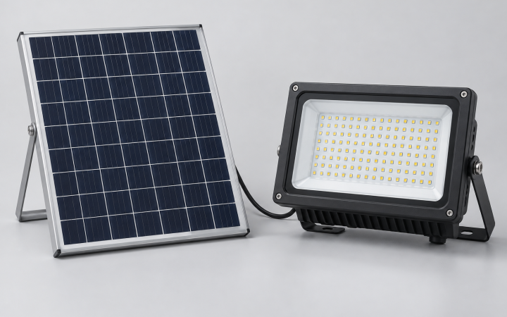 solar packing yard light