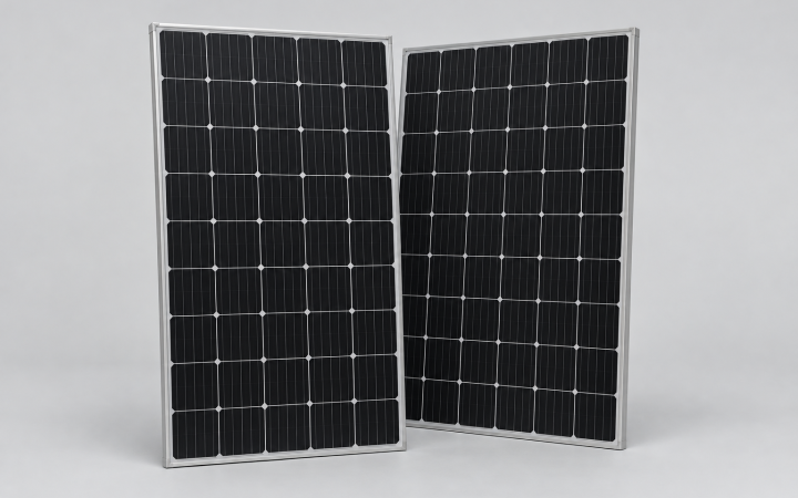 Illustrative solar panels